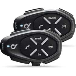 Intercomunicador Moto Grupo Interphone INTERPHOLINKTP Interfono bluetooth para motocicleta, negro