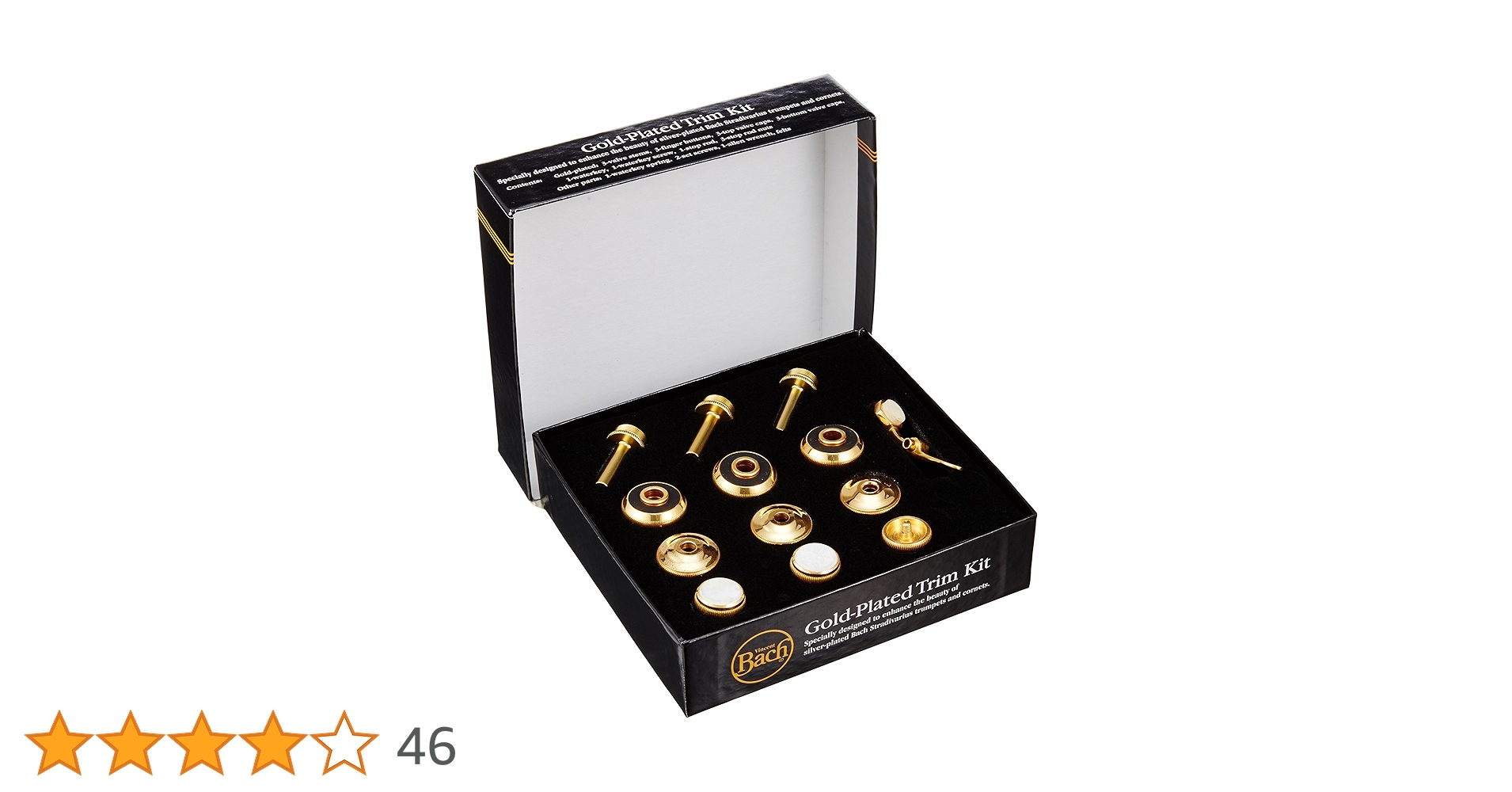 Amazon | バック トランペット用トリムキット 金メッキ