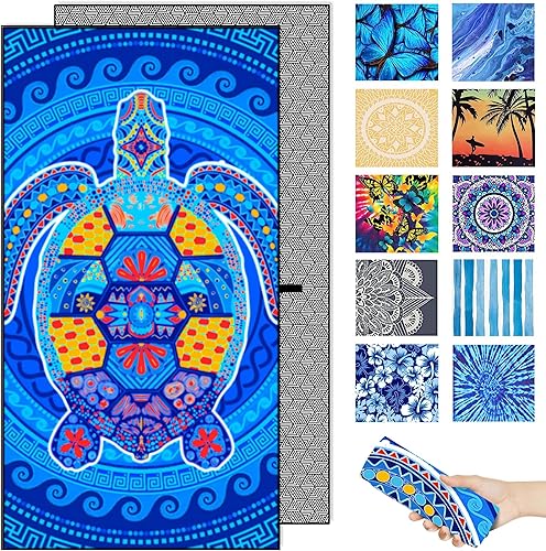 Toallas de playa de microfibra sin arena para adultos, secado rápido, accesorios de gran tamaño, viajes, natación, piscina, camping, artículos