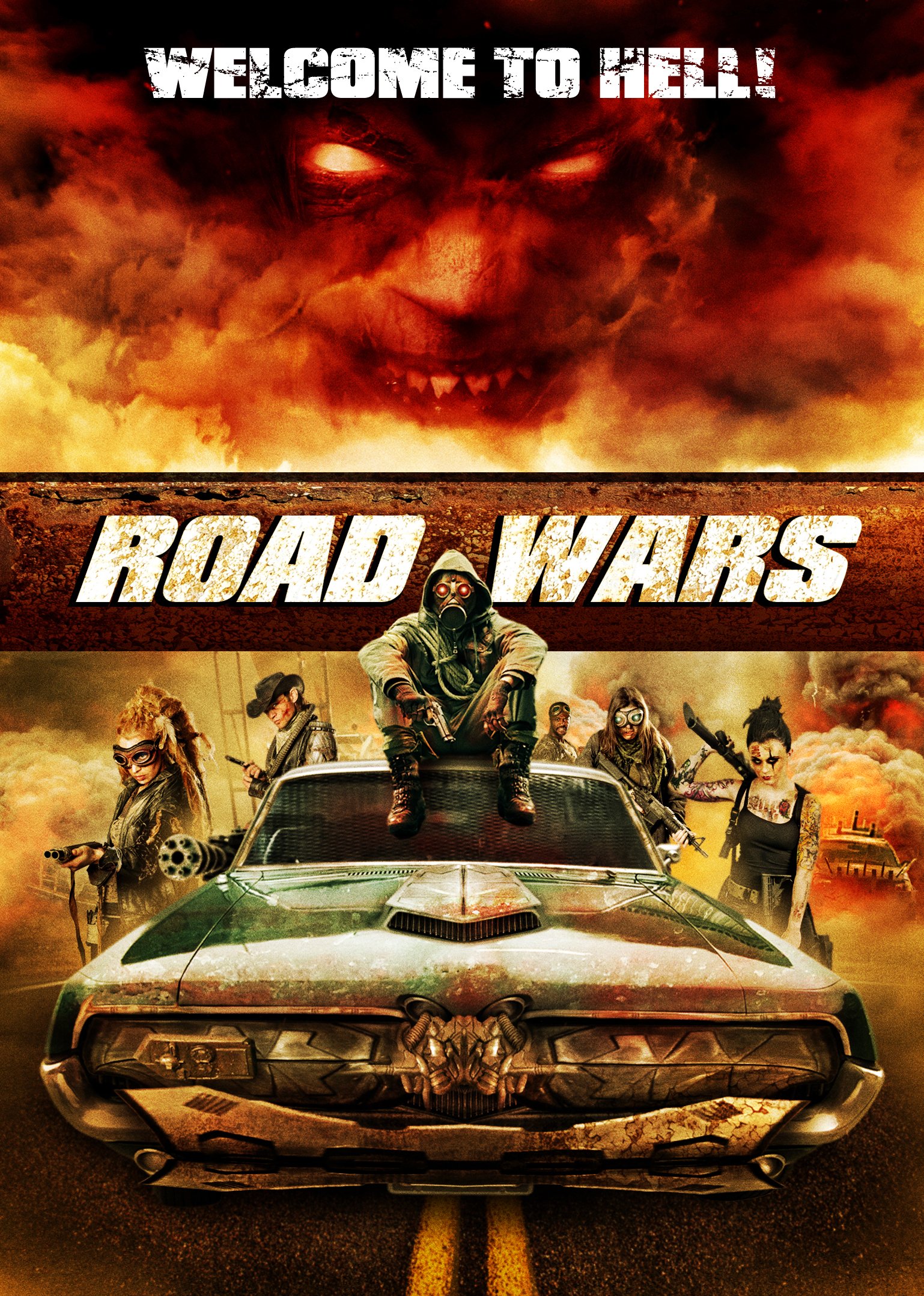 Película de culto Road Wars DVD edición USA para solventar la falta de cine físico raro