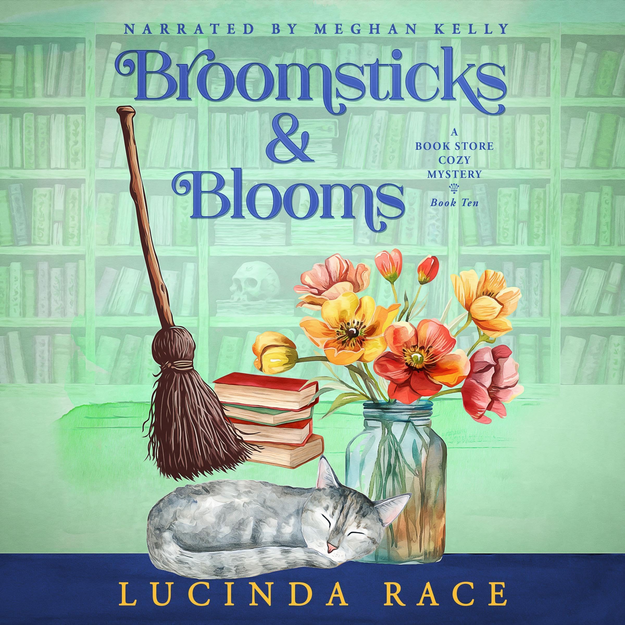 Cover art for Broomsticks & Blooms