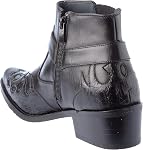 Men's Cowboy Boots Western Pointed Toe Zipper Dress Casual Riding