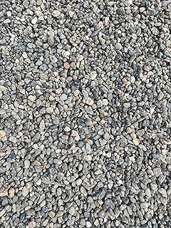40 LBS Grey Pea Gravel - Landscape Rocks - Drainage Rock - Gardening - A...