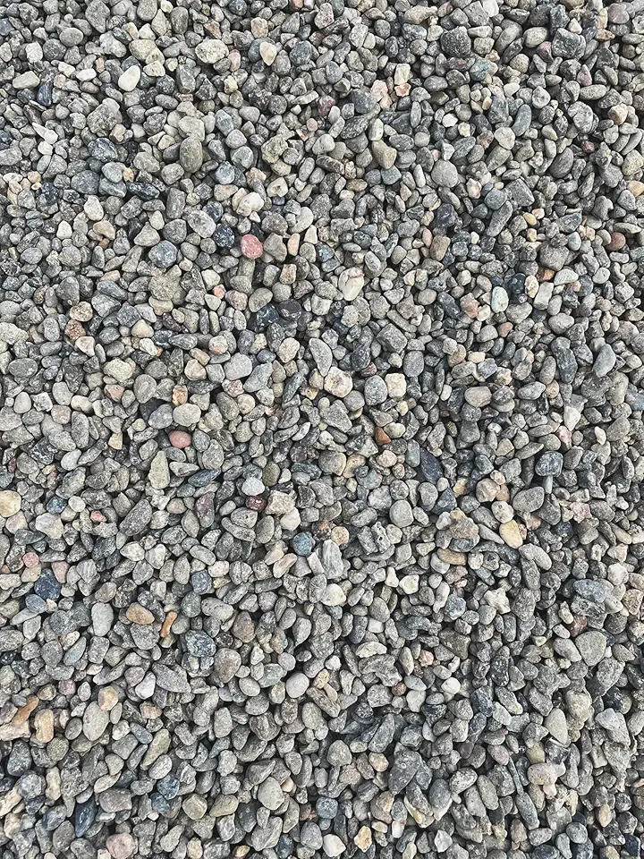 40 LBS Grey Pea Gravel - Landscape Rocks - Drainage Rock - Gardening - Average Size 3/8 inch - 1/4 inch Stone