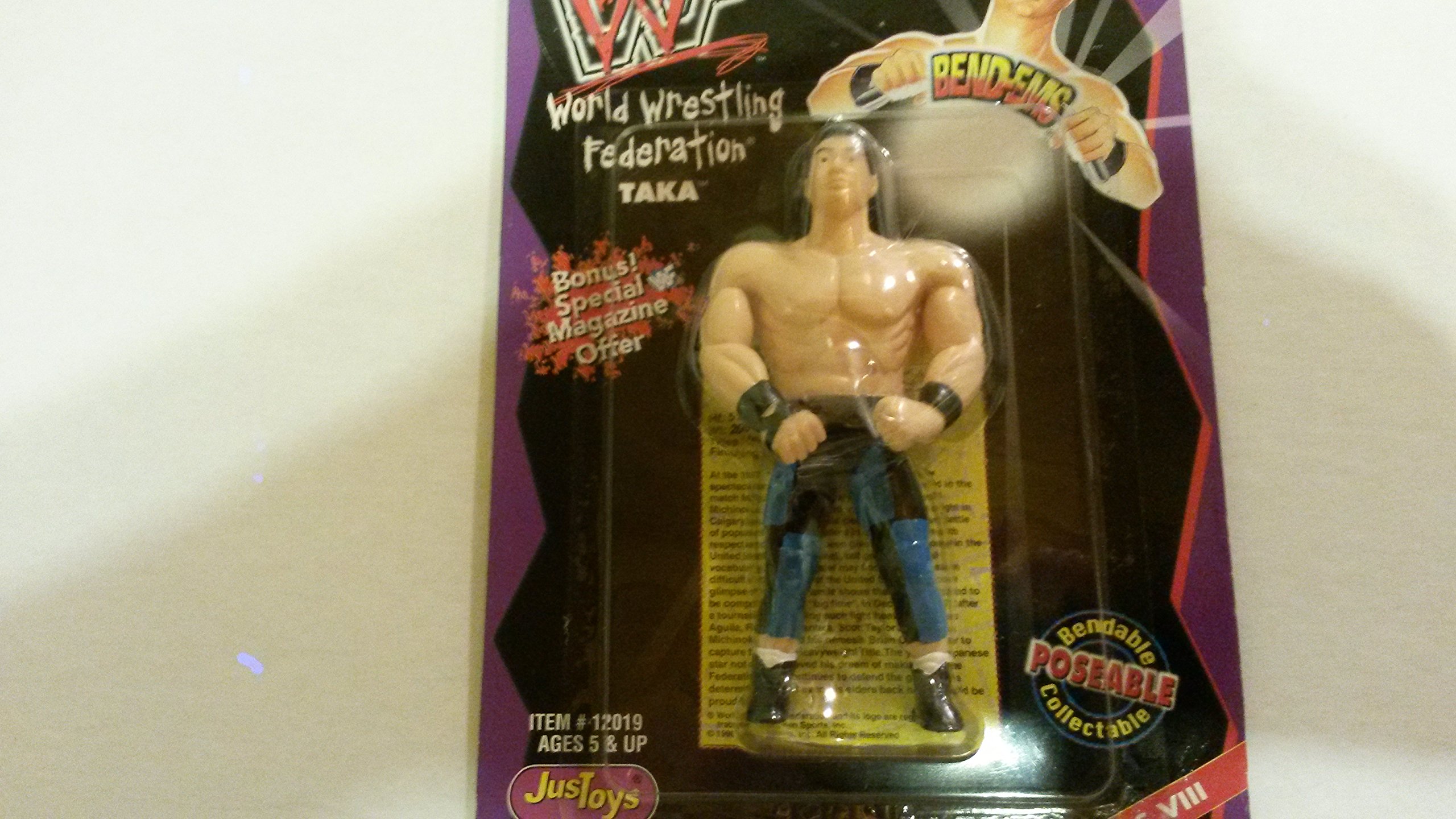 World Wrestling Federation WWF Bend-EMS Action Figure Taka