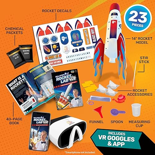 Miniatura 2 de Abacus Brands Bill Nye's Rocket Lab VR - Virtual Reality Kids Science Kit, Book and Interactive Learning Activity Set