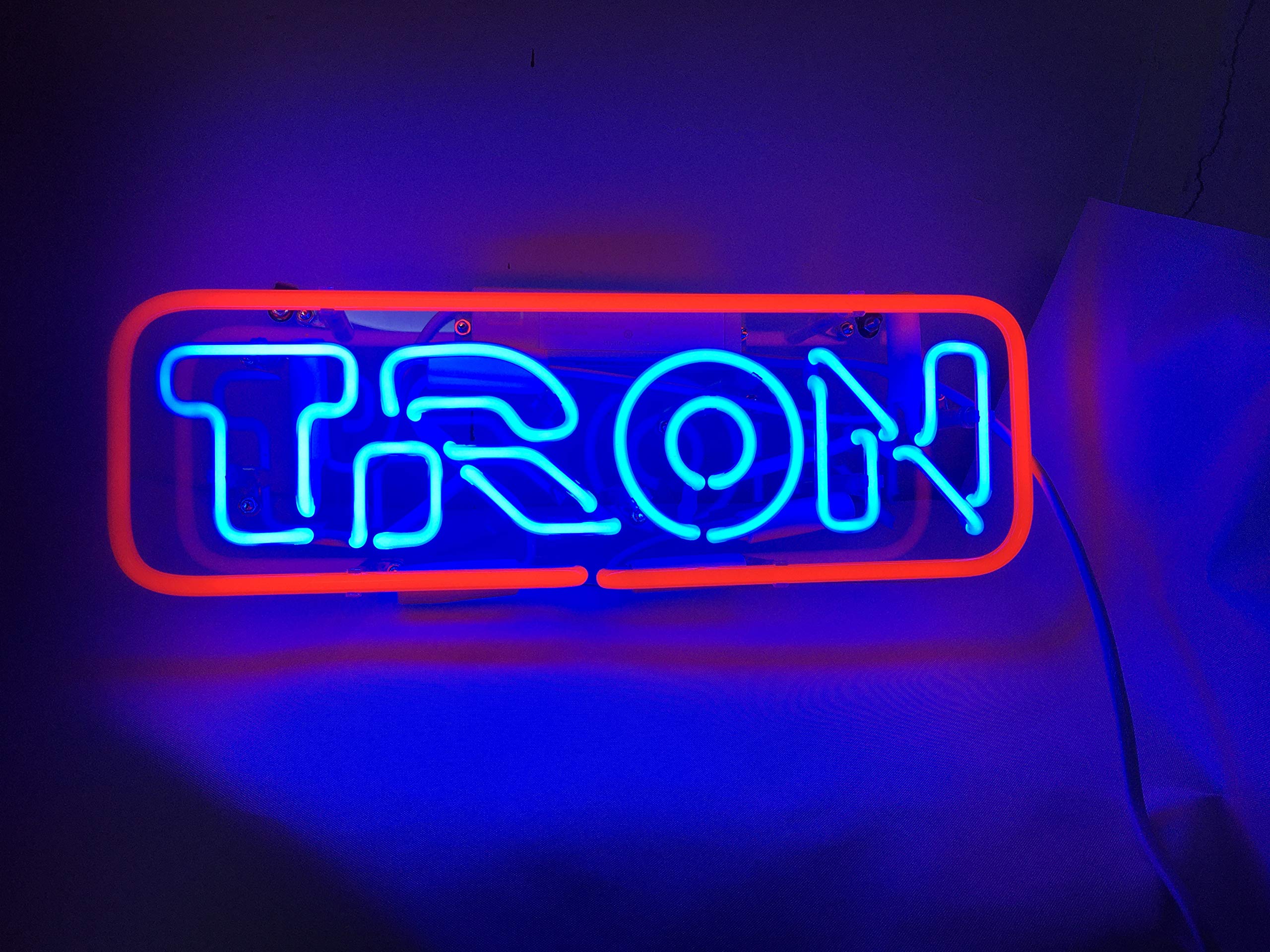 リアン　ネオンサイン2個セット 再来 アクリル2面 青赤 オーダーメイドデザイン | ネオンサイン