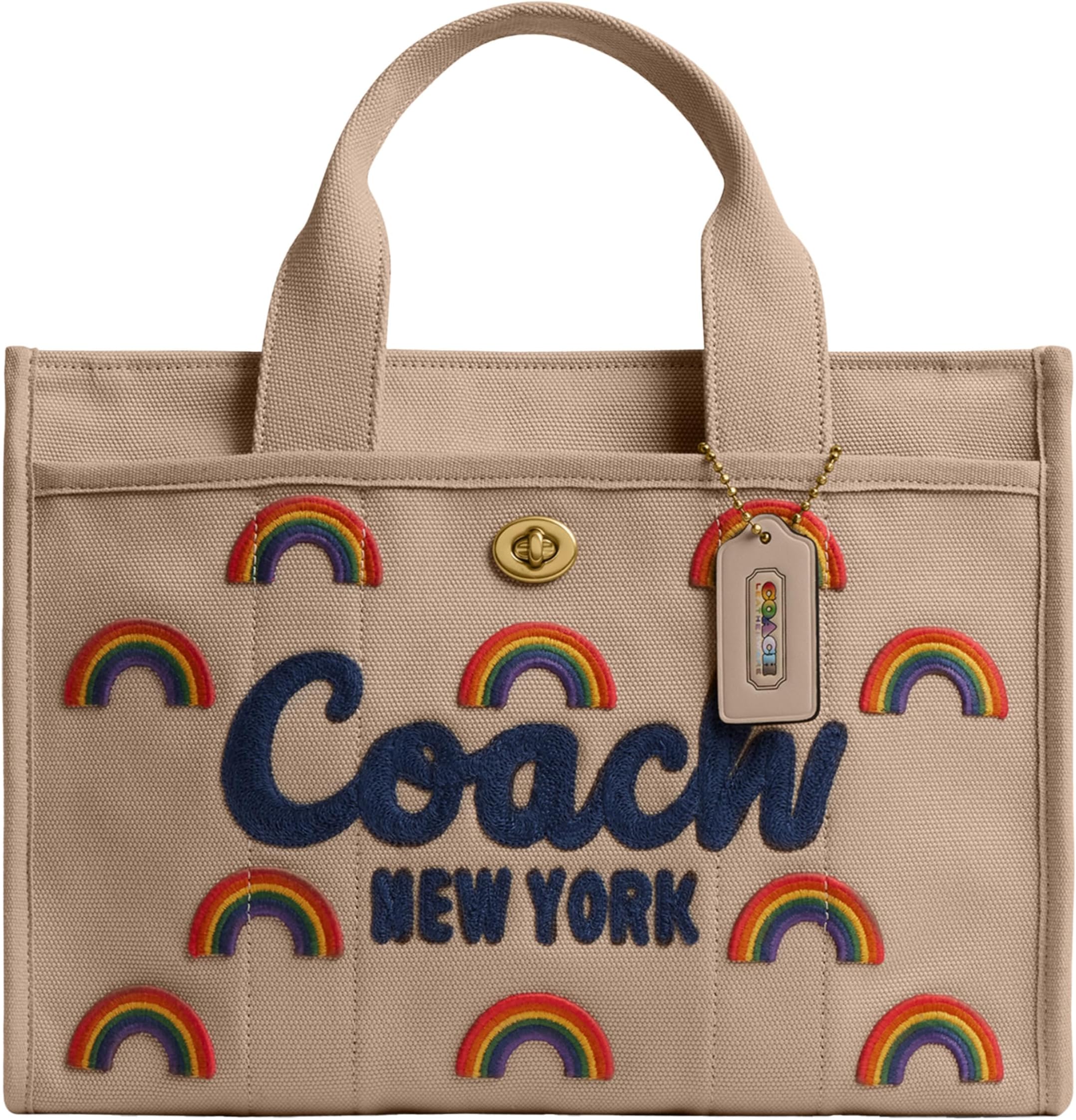 Cargo Tote Bag with Bow Print