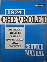 1974 CHEVROLET Chassis Service Manual Covering Chevrolet, Chevelle, Camaro, Monte Carlo, Nova and Corvette - coolthings.us