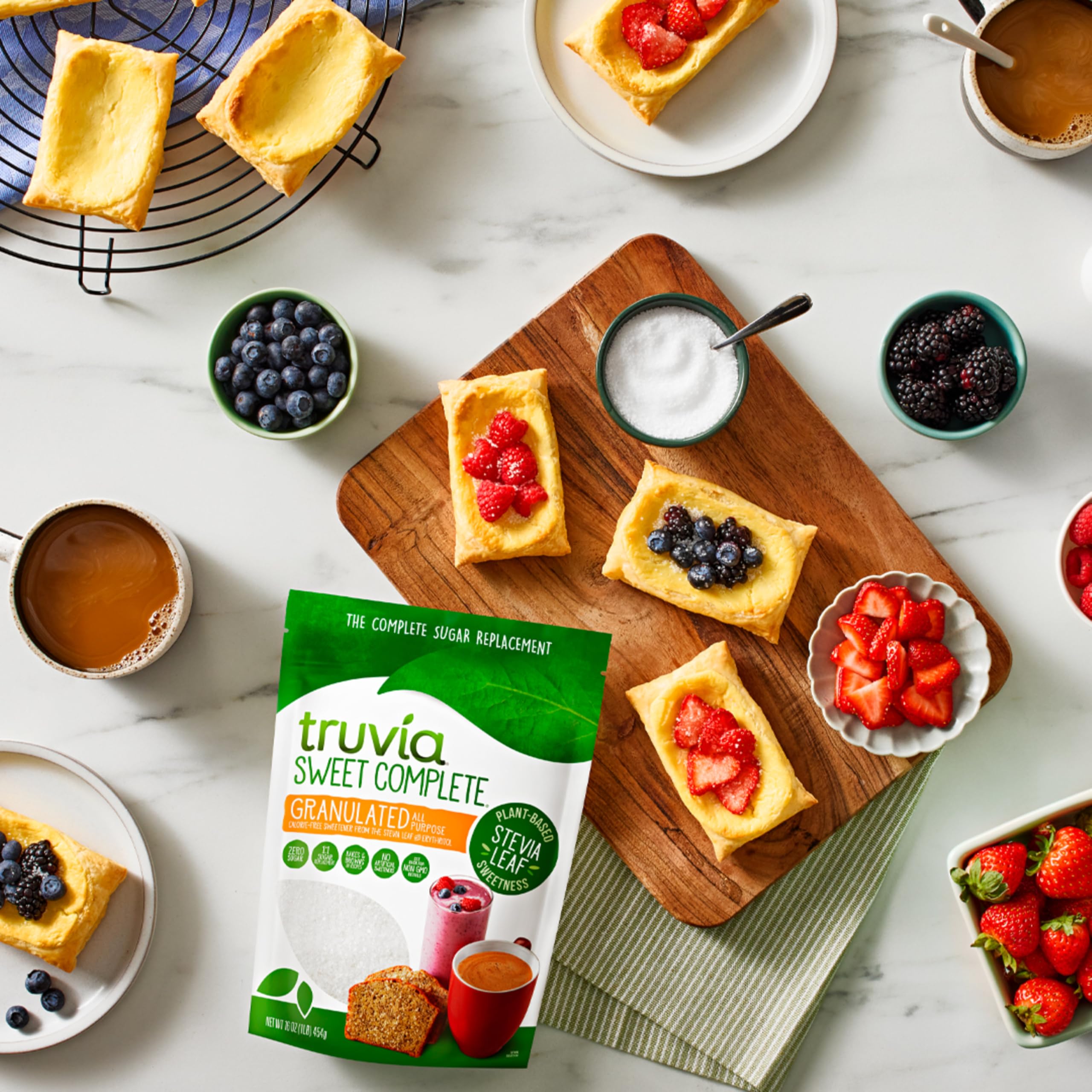 Truvia Dolce Completo Dolce Senza Calorie Dolce della Foglia di Stevia, Sacchetto da 453,6 g