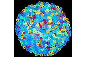 Neon Glow-in-the-Dark Kandi Beads for Creative Jewelry Crafts