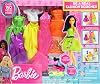Barbie Kit de Diseñadora de Moda - 5 Atuendos y Set de Vestir DIY para Muñeca | Crea estilos personalizados con brillantina, cintas y moños. Set de manualidades incluye pegatinas para juego creativo 1
