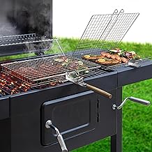 Sorbus Grill Basket - Stainless Steel Large Folding Barbecue Grilling Ba...