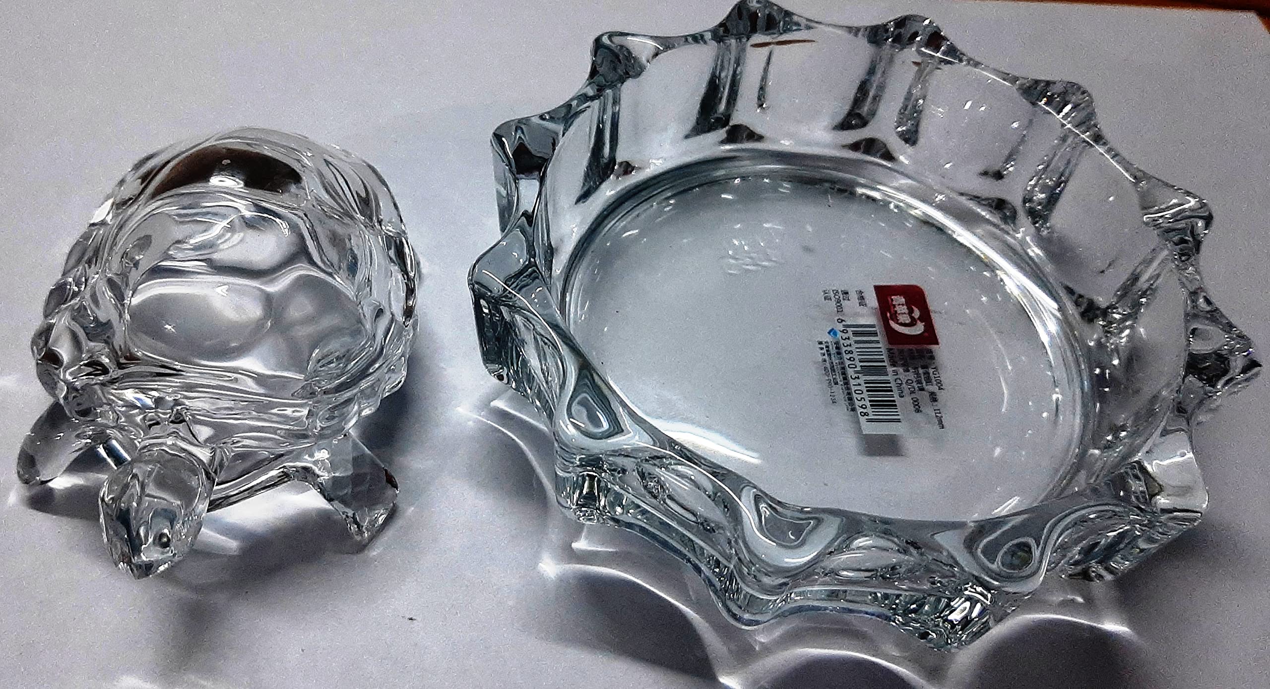 Buy SAPTARISHI® India Vastu Feng Shui Crystal Turtle Tortoise with Star Shape Plate for Good