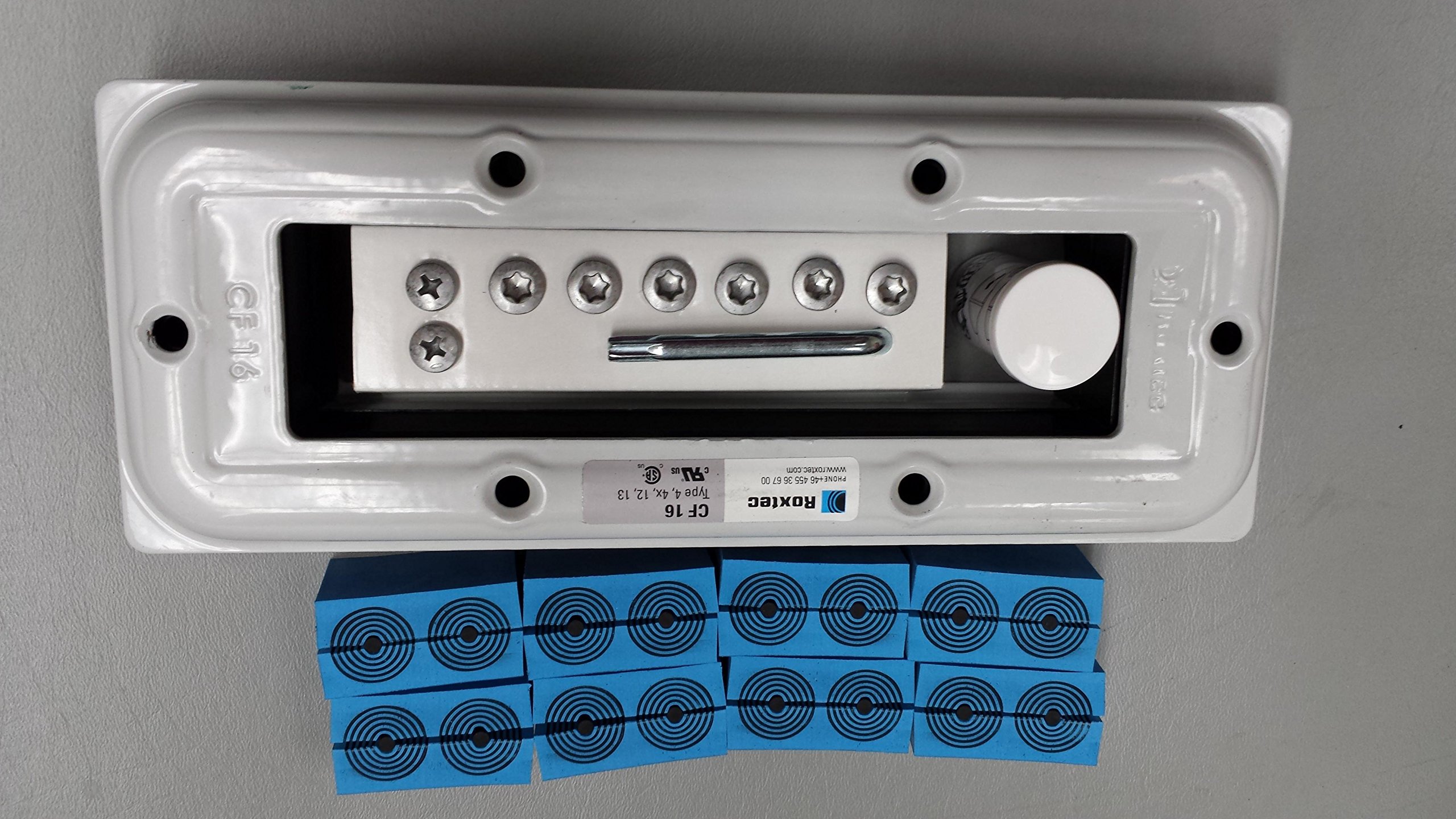 ROXTEC CKT0008020016 16PORT, CF16 Series, Cable Capacity:(16) 3.5~16.5 MM, Cable Entry Seal KIT