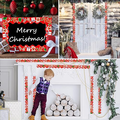 Vista 212 de Panelee Borde inspirador de confeti de 68.9 pies, borde de tablón de anuncios, mariposas, flores, abeja, espacio, inspirador, linda decoración