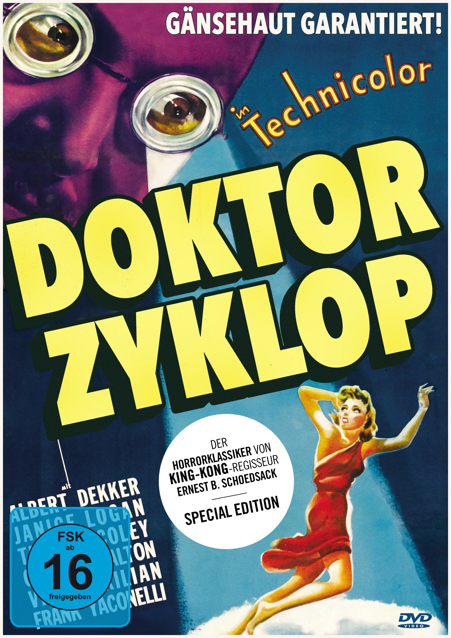 Doktor Zyklop DVD importado película de ciencia ficción de mediados del siglo veinte en formato físico