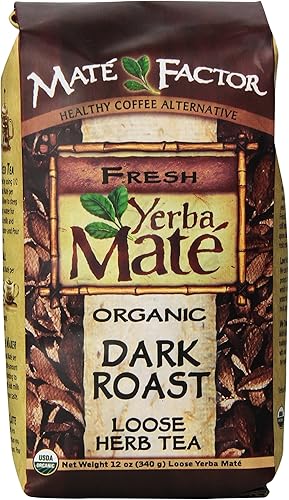 The Mate Factor Yerba Mate Energizante Mate Bebida de grano tostado oscuro 12 onzas The Mate Factor Yerba Mate Energizante Mate Bebida de grano tostado oscuro 12 onzas