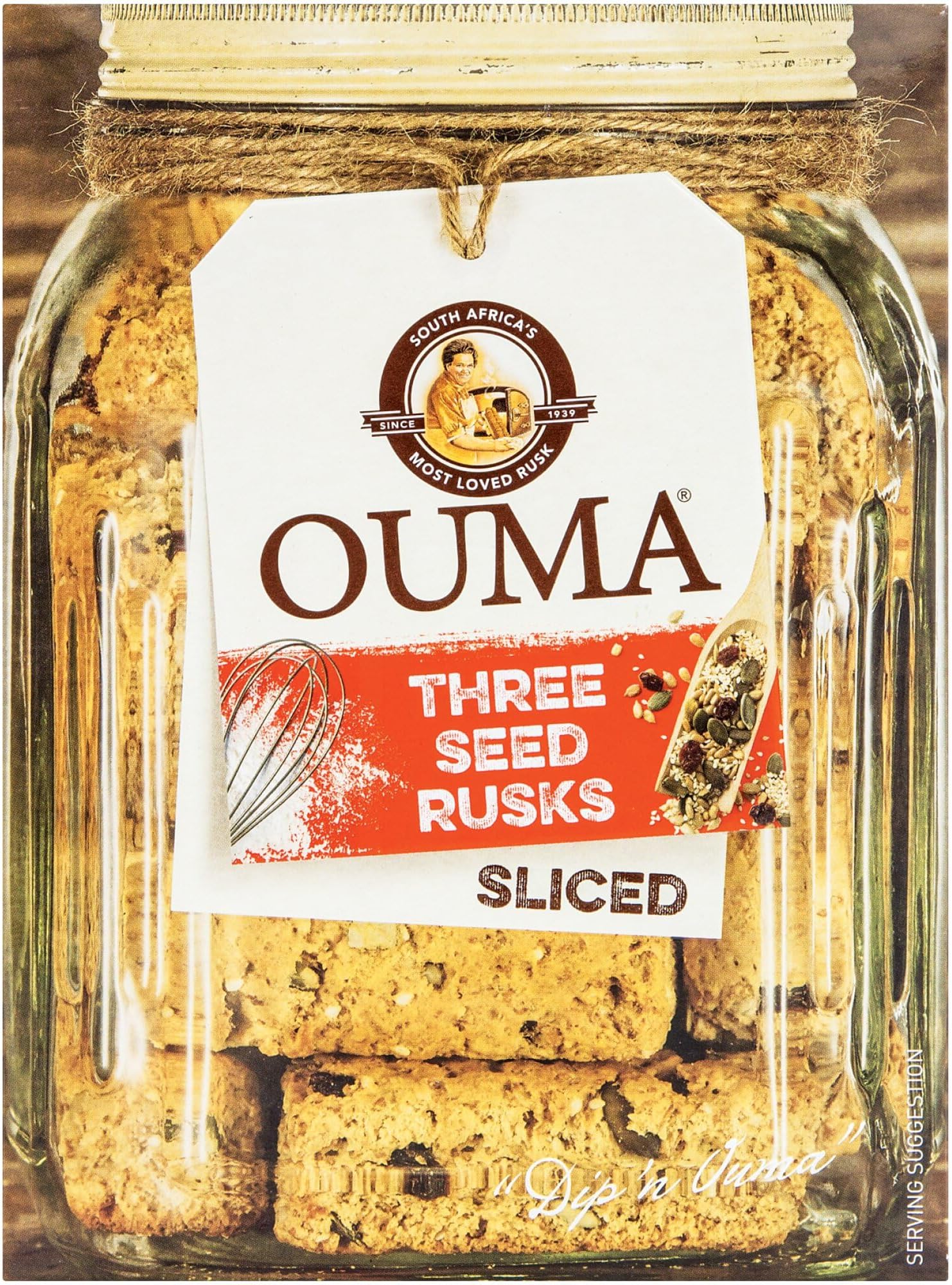 Ouma Sliced 3 Seed Rusks 450g