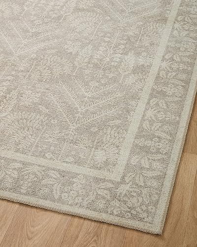 Miniatura 6 de Loloi Maison Bough Natural - Alfombra decorativa redonda de 3 pies x 3 pies