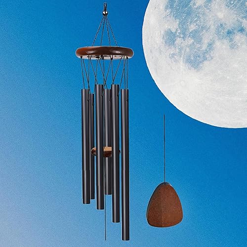 Campanillas de viento para espacio exterior, campanillas de viento conmemorativas de aluminio para exteriores, adecuadas para la pérdida de un ser