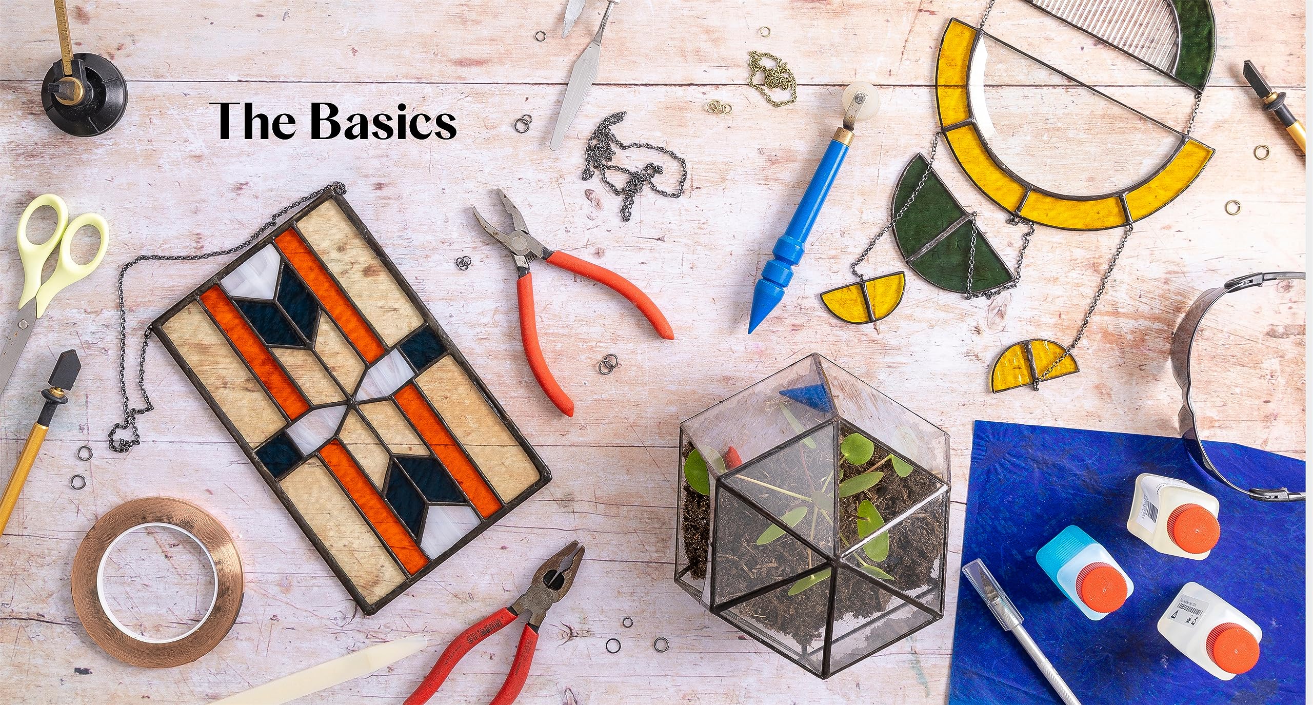 Creative Stained Glass: 17 Steb-by-Step Projects for Stunning Glass Art and Gifts