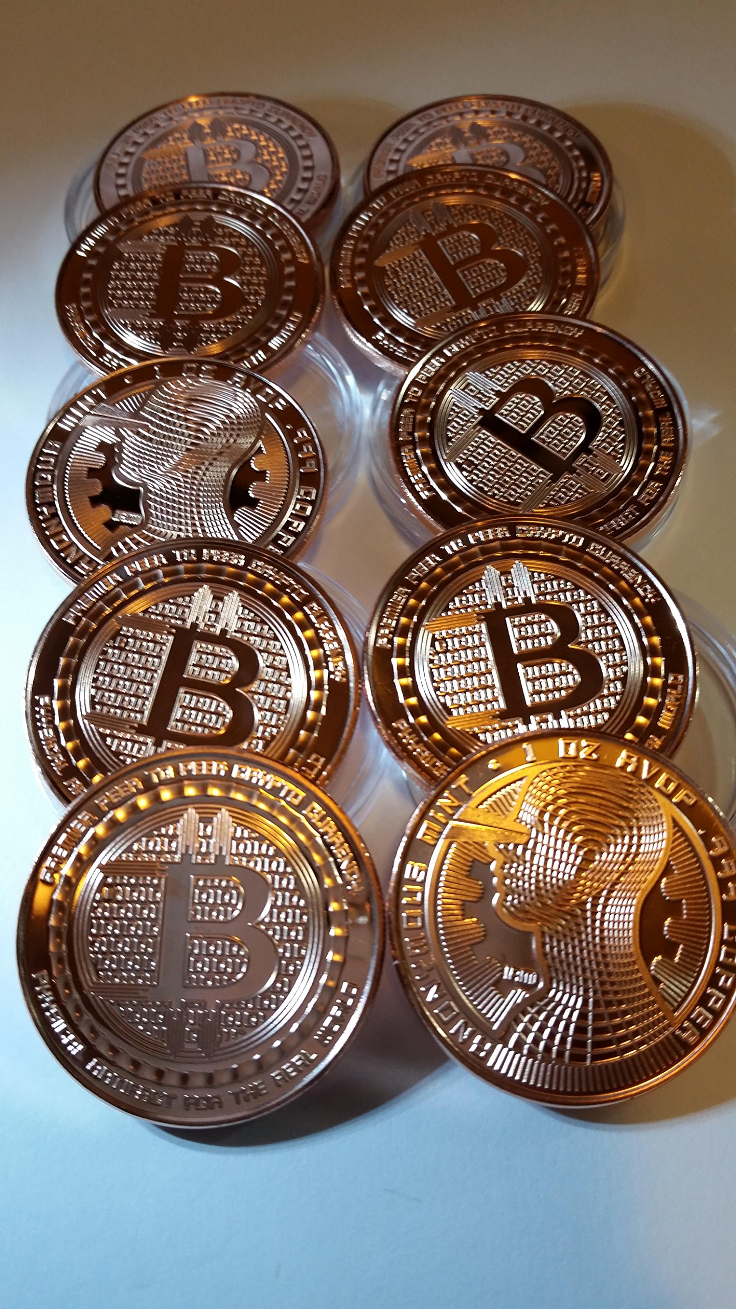 Coin Protector 1 Oz .999 Fine Copper Round - Bitcoin Guardian Design  (Uncertified) Uncertified Copper Round