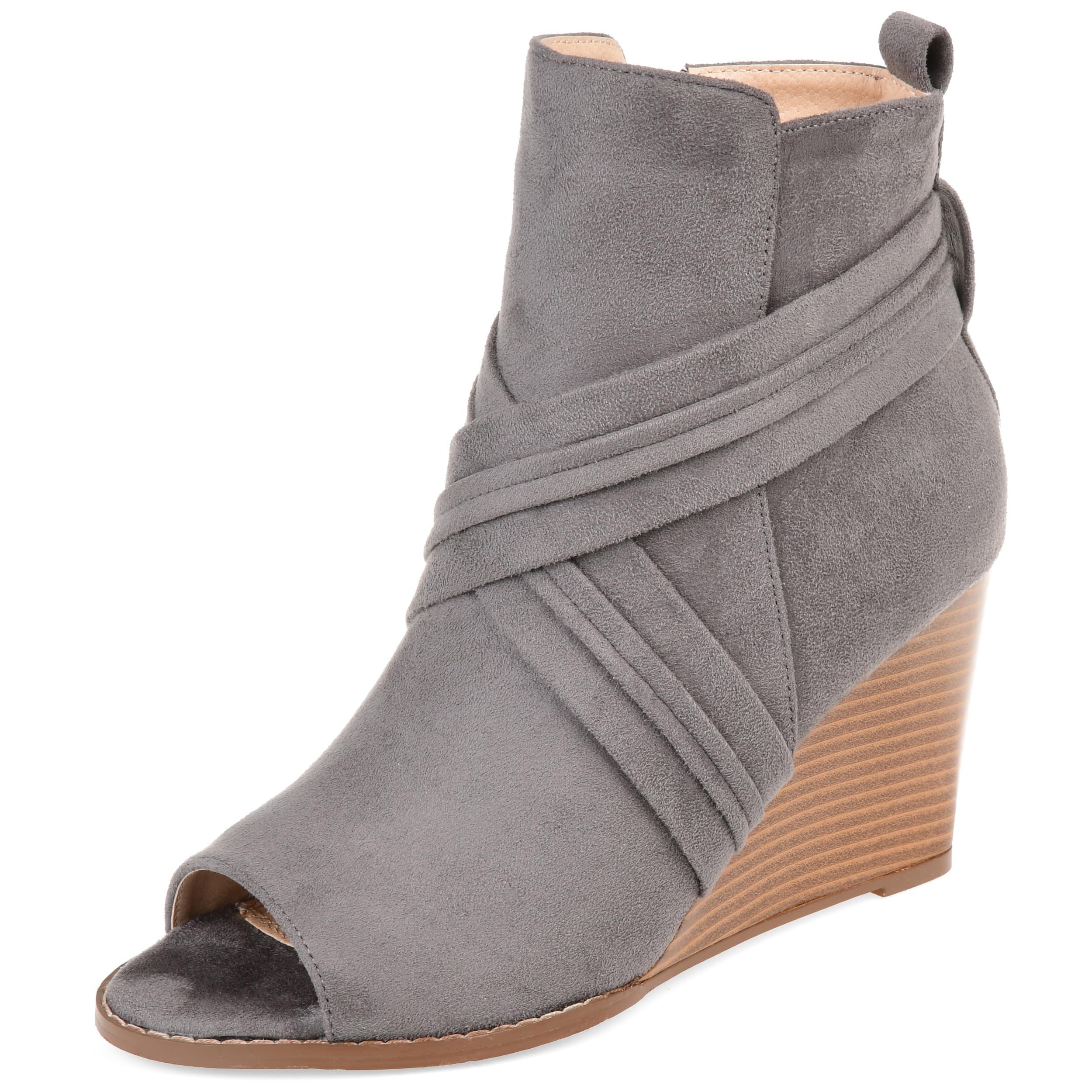 journee collectionWomens Sabeena Bootie Grey, 10 Regular US