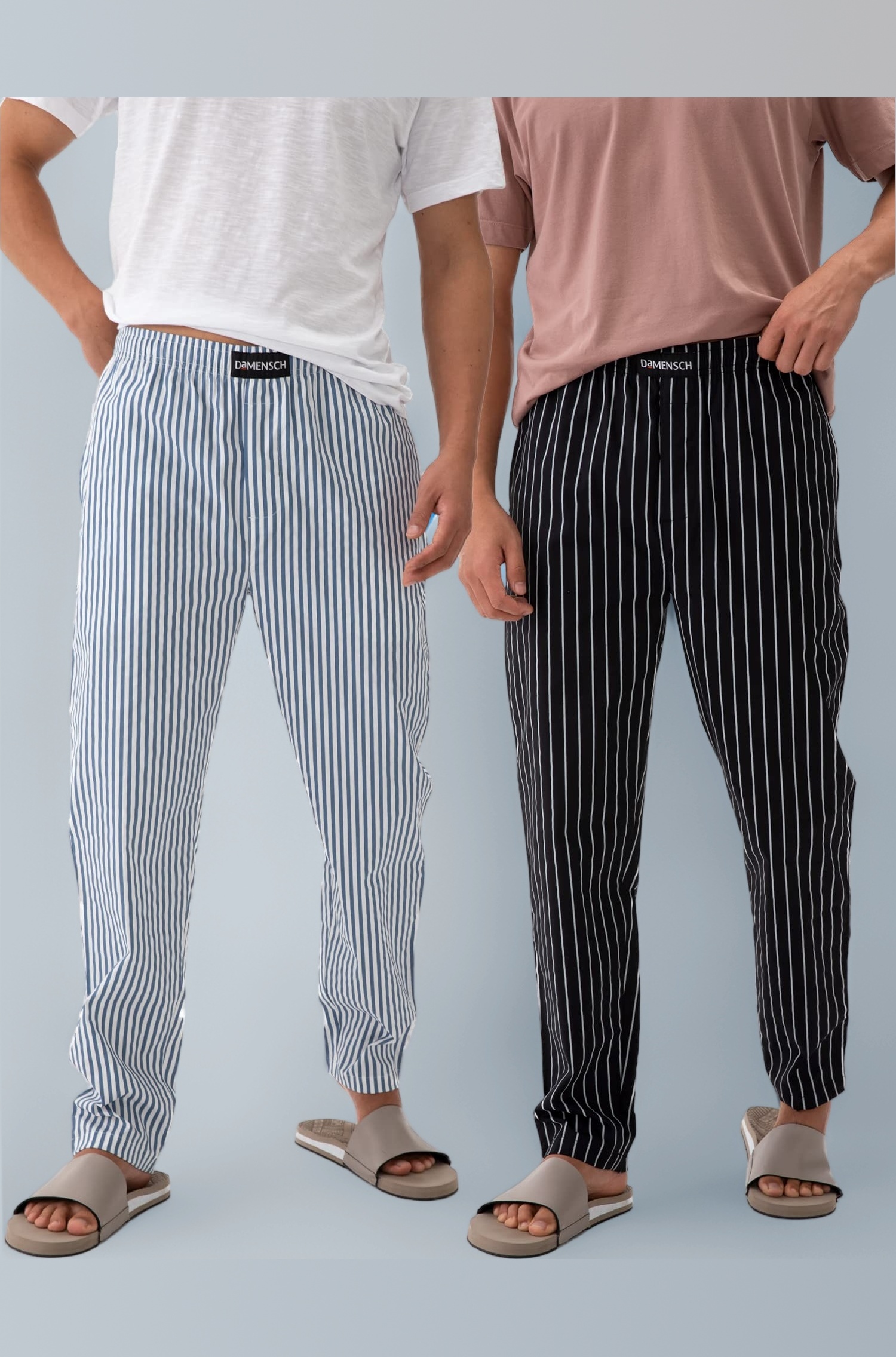 - The Stretch Men's Woven Cotton Tapered Fit Pyjama Pants