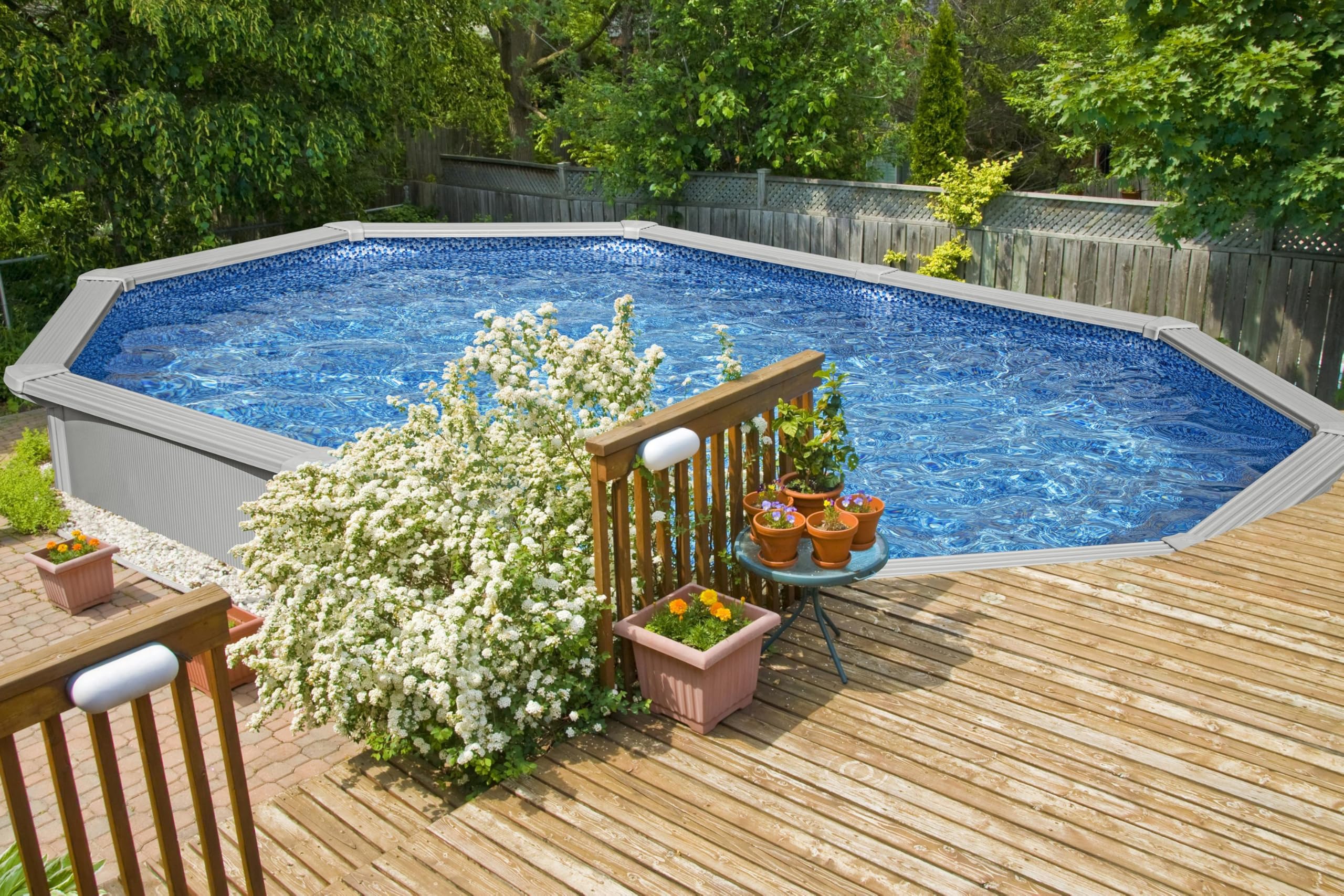 Bestway Hydrium 500 x 366 x 122 cm Ovaler Aufstellpool mit Stahlwand
