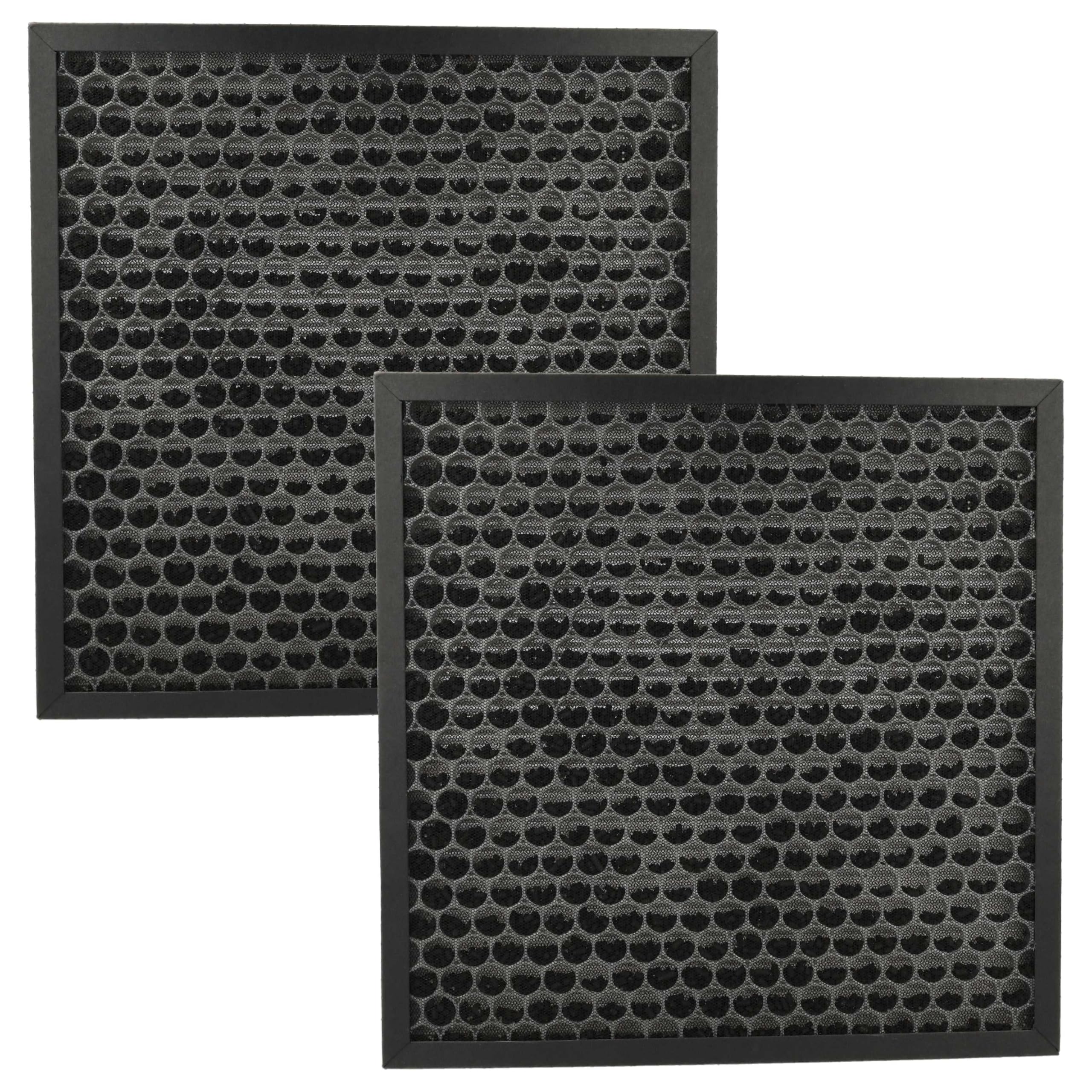 Vhbw Black, White 2X Air Filter Compatible With Delonghi Ac 150, Ac 100 Air Purifier - Combi Filter Hepa + Activated Carbon