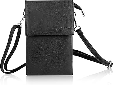 small black purse long strap