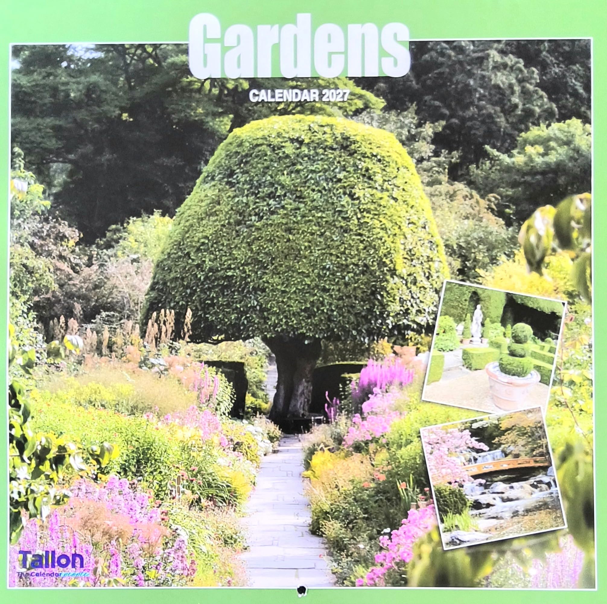 2027 Gardens Square Wall Calendar Planner Organiser Gardening Home Flowers