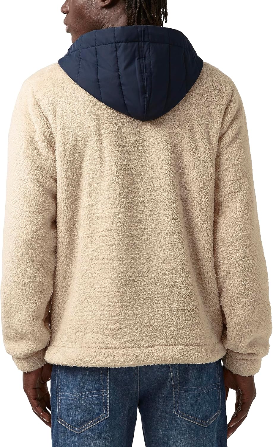 Buffalo David Bitton Men's Long Sleeve Sherpa Fleece Zip Up