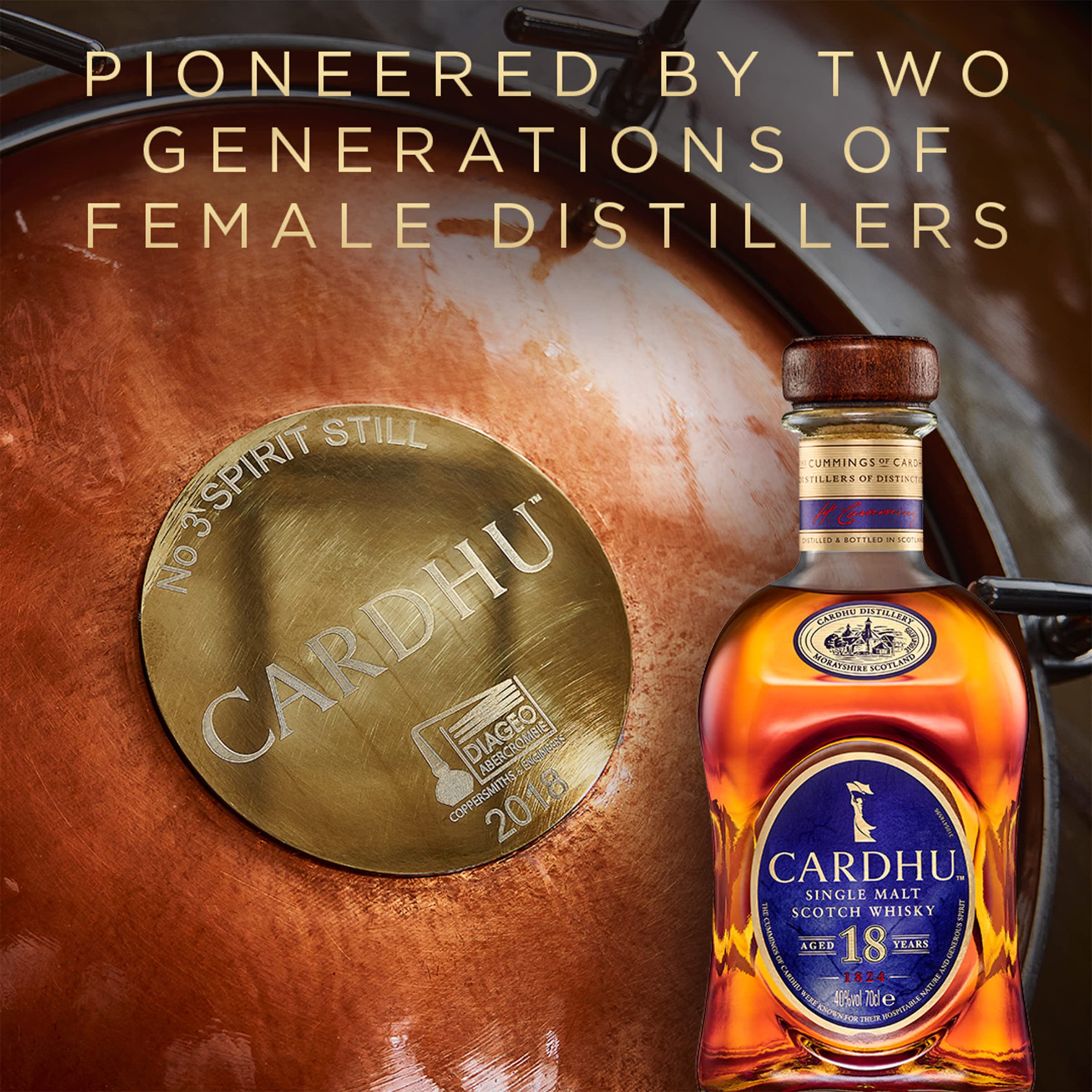 Cardhu 18 Yo Single Malt Scotch Whisky - 700 ml