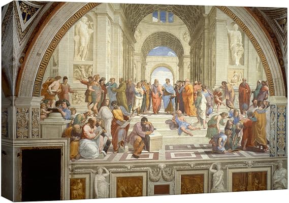 Canvas Print Wall Art The School of Athens by Raphael