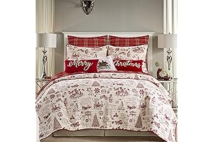 Levtex Home - Yuletide Christmas Bedding Quilt Set - King/Cal King Quilt...