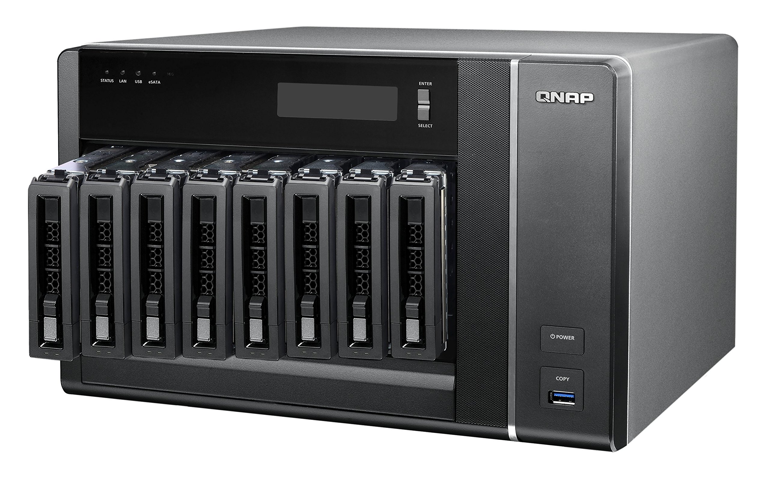 QNAP TS-EC880 PRO NAS Desktop 8-Bay QuadGigabit 10