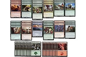 Elite Red Green Dinosaur Enrage Custom MTG Deck
