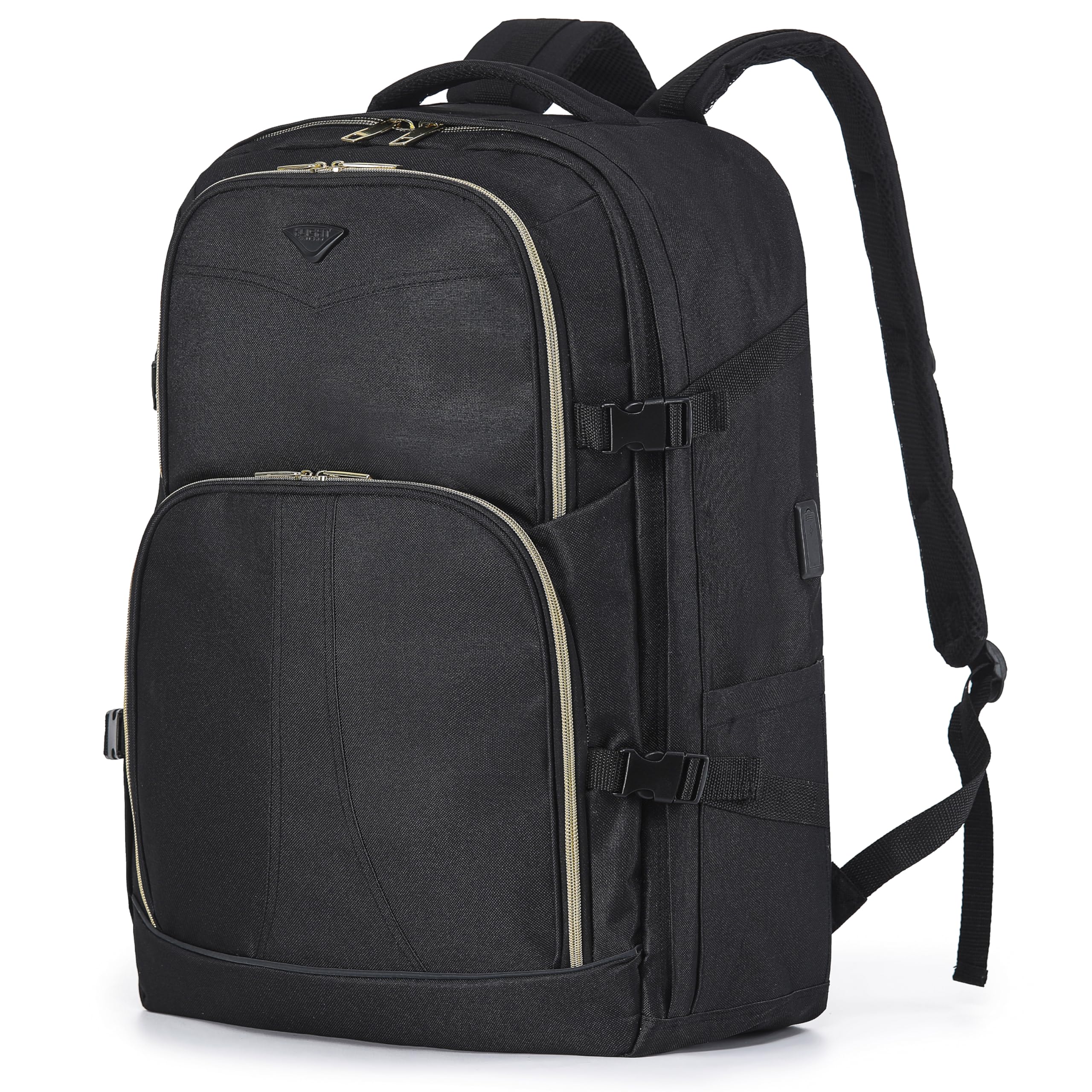 Flight Knight 55x40x20cm Ryanair Priority Free Carry On Over Head Cabin Backpack Bag for Travelling USB Port Padded Comfortable Rucksack - Carry On Luggage For easyJet, Ryanair, BA, Jet2 & Many More!
