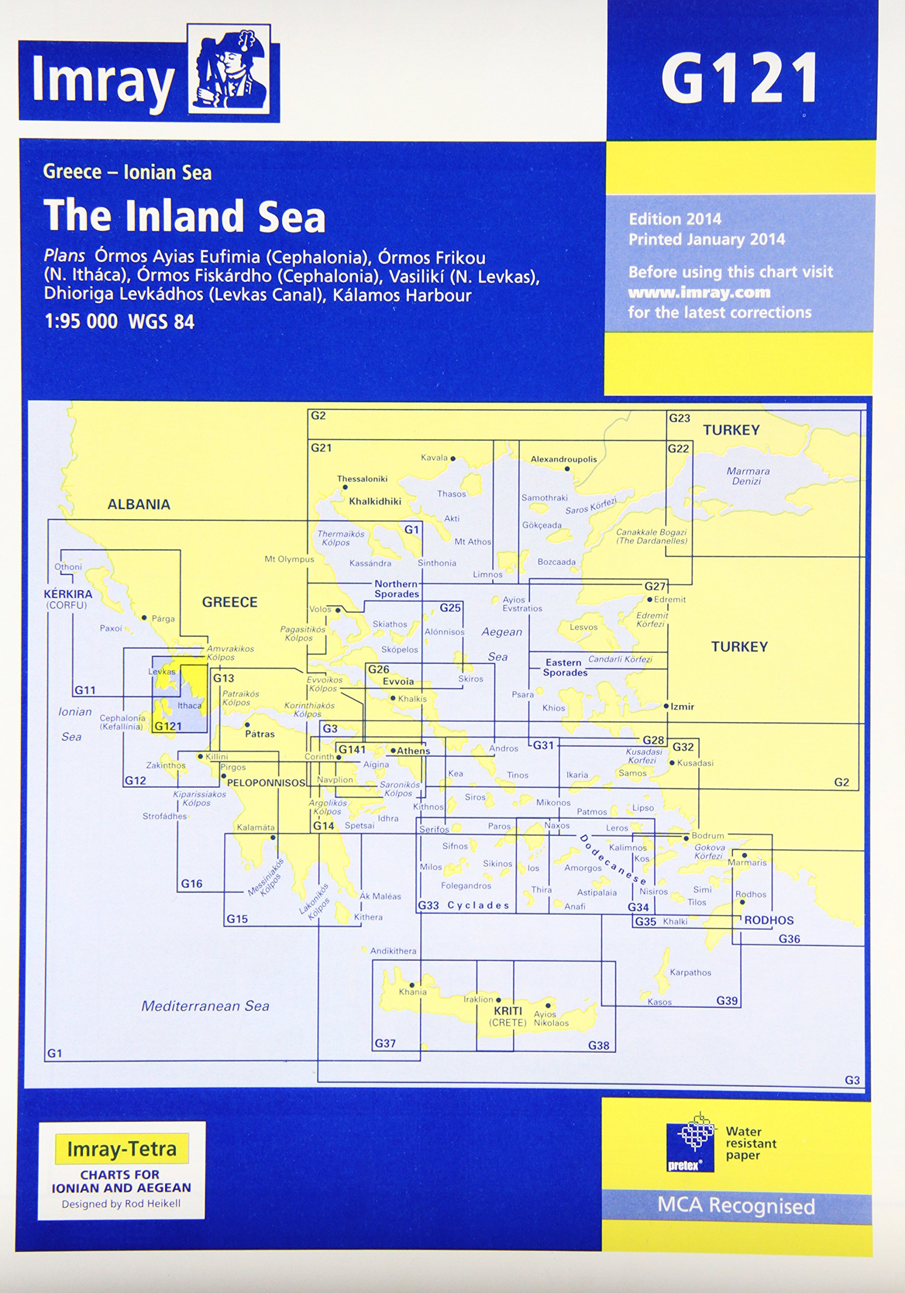 Imray Chart G121: The Inland Sea