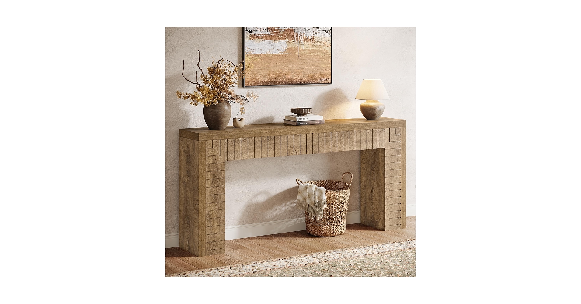 Tribesigns 70.9-Inch Extra Long Console Table for Entryway