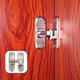 Pexintek Small Latch for Sliding Doors, 90 De...,