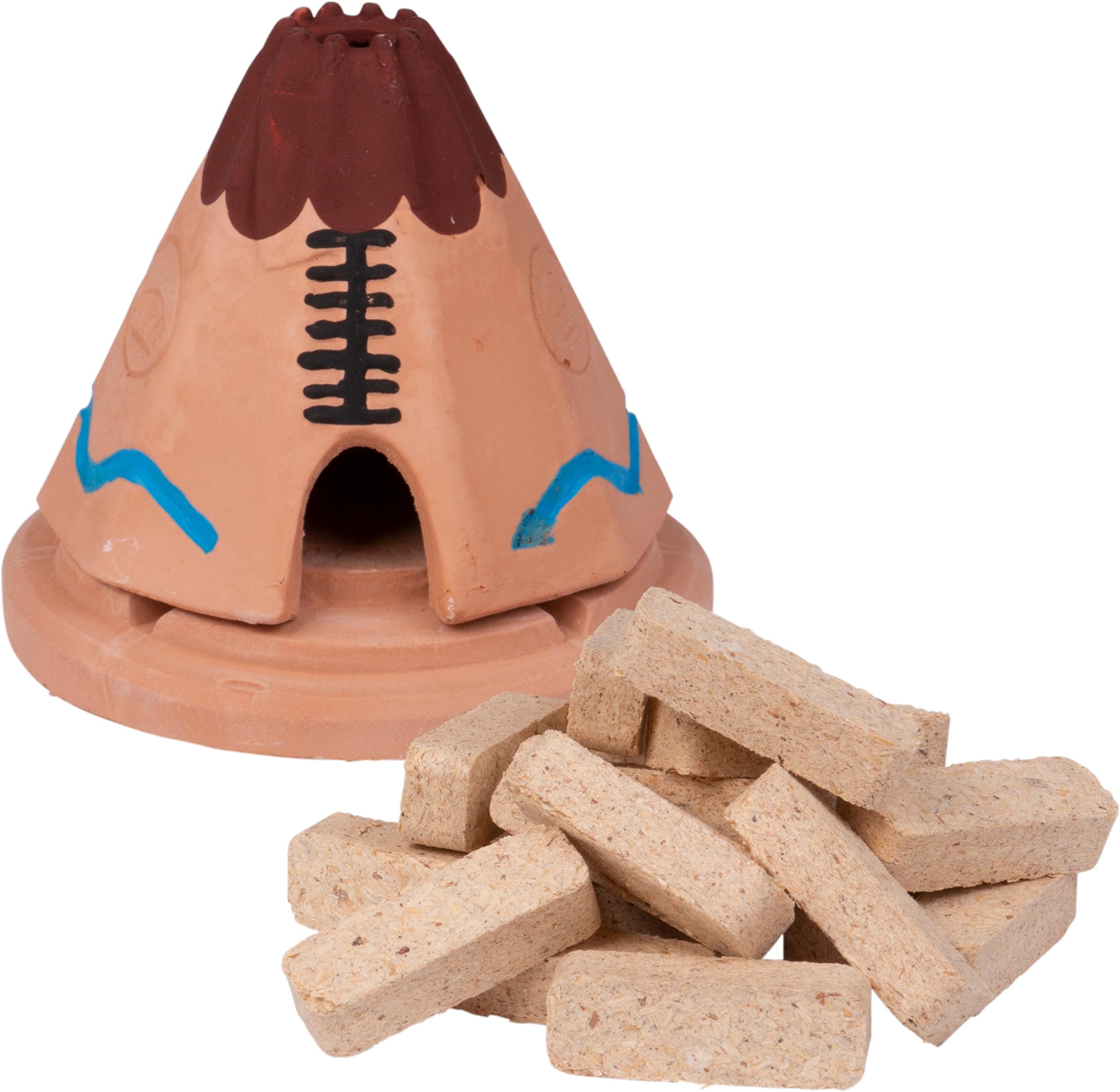 Teepee Burner with Pinon Natural Wood Incense - Incienso De Santa Fe