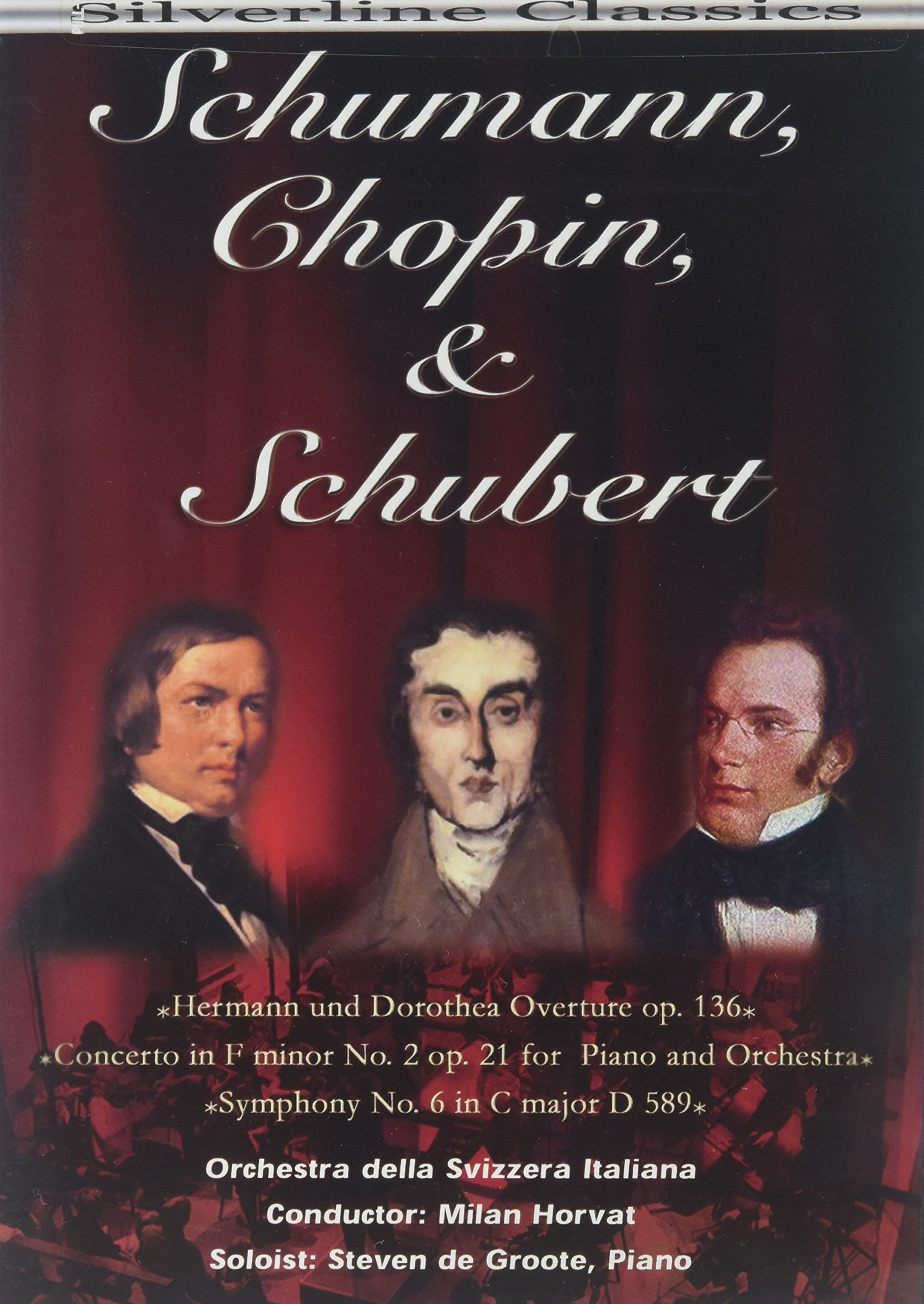 Amazon.com: Schumann, Chopin & Schubert [DVD] : Orchestra della ...