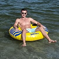 Vista 4 de Tubo inflable para anillo de piscina con asas - 48 pulgadas