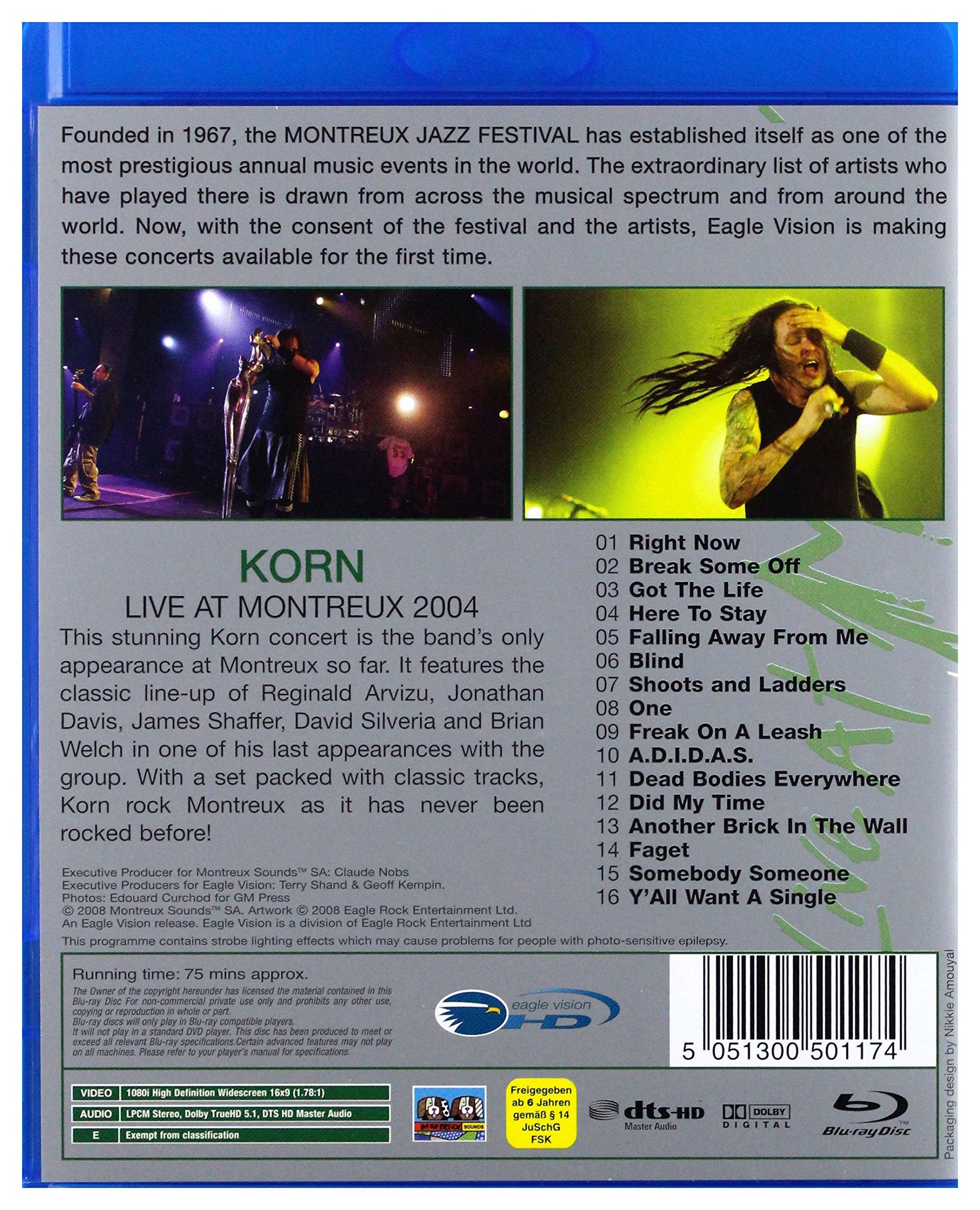 Korn Live At Montreux 2004