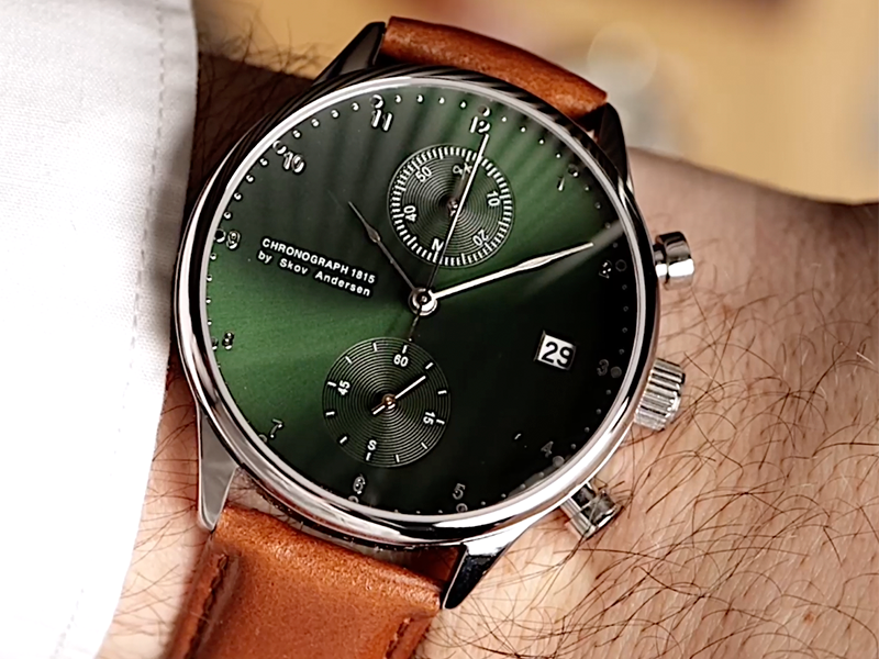 About Vintage 1815 Chronograph グリーン 美品 Amazon.com: About Vintage 1815 Chronograph Mens Watch, Stainless