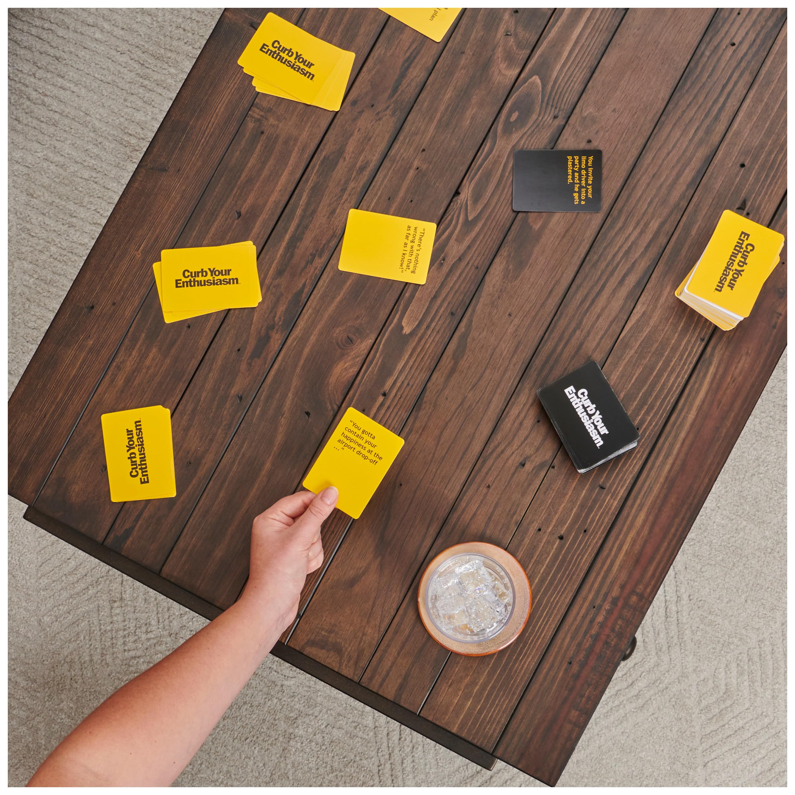 Curb Your Enthusiasm Hilarious Role-Playing Party Card Game, Ages 17 and Up