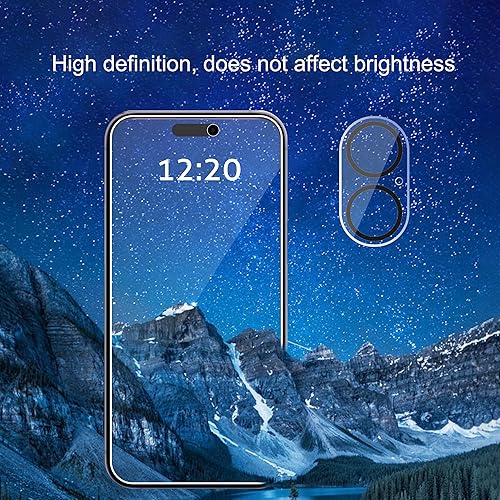 Miniatura 60 de Ailun Paquete de 2 protectores de pantalla de privacidad para iPhone 13 Pro Max [6.7 pulgadas] + 2 protectores de lente de cámara, película